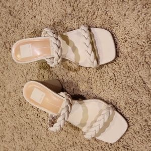 Dolce Vita 2 braided strap ivory sandals size 8